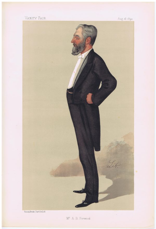 Arthur Bower Forwood Vanity Fair print 1890