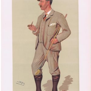 Horace Hutchinson Vanity Fair Golfer Print