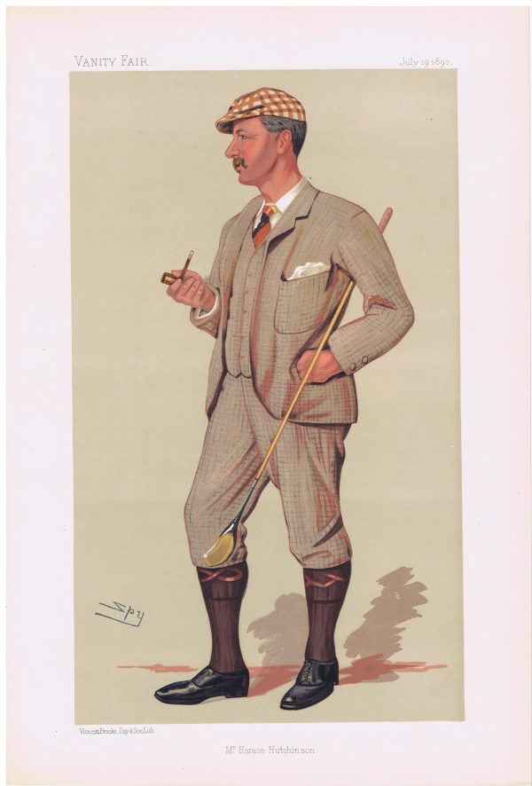 Horace Hutchinson Vanity Fair Golfer Print