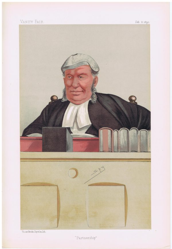 Nathaniel Lindley Vanity Fair print 1890