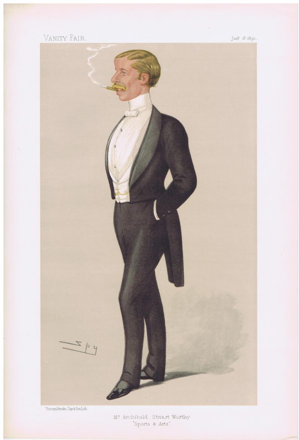 Archibald Stuart-Wortley Vanity Fair print 1890