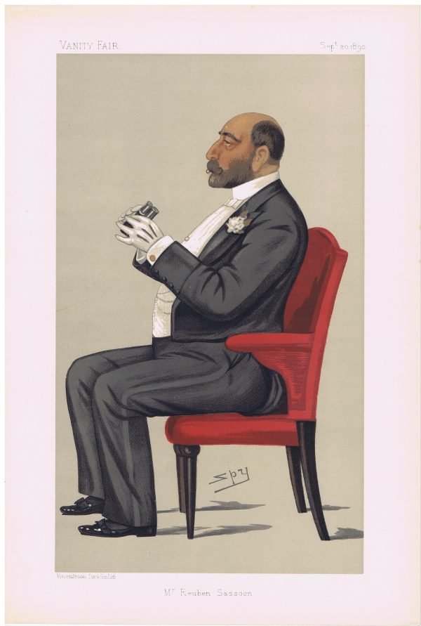 Reuben Sassoon Vanity Fair print 1890