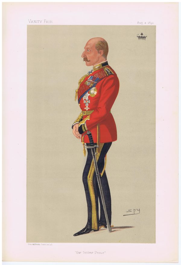 Duke of Connaught Vanity Fair print 1890