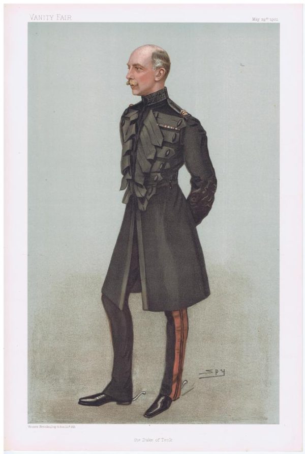 Duke of Teck Vanity Fair print 1902