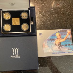 2002 Commonwealth Games Silver Proof Coin Set