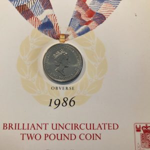 1986 Commonwealth Games £2 coin