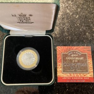 Gunpowder Plot £2 Silver Proof Coin