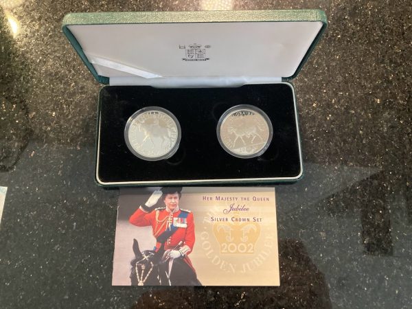 EIIR Golden Jubilee Silver Crown Set