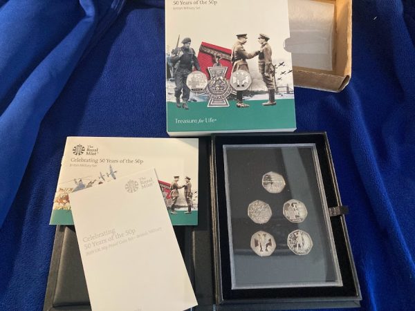 2019 Military 50p Proof Coin Set