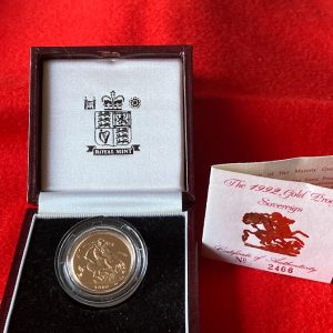 1992 Gold Proof Sovereign