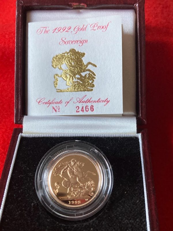1992 Gold Proof Sovereign