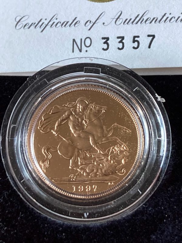 1997 Gold Proof Sovereign