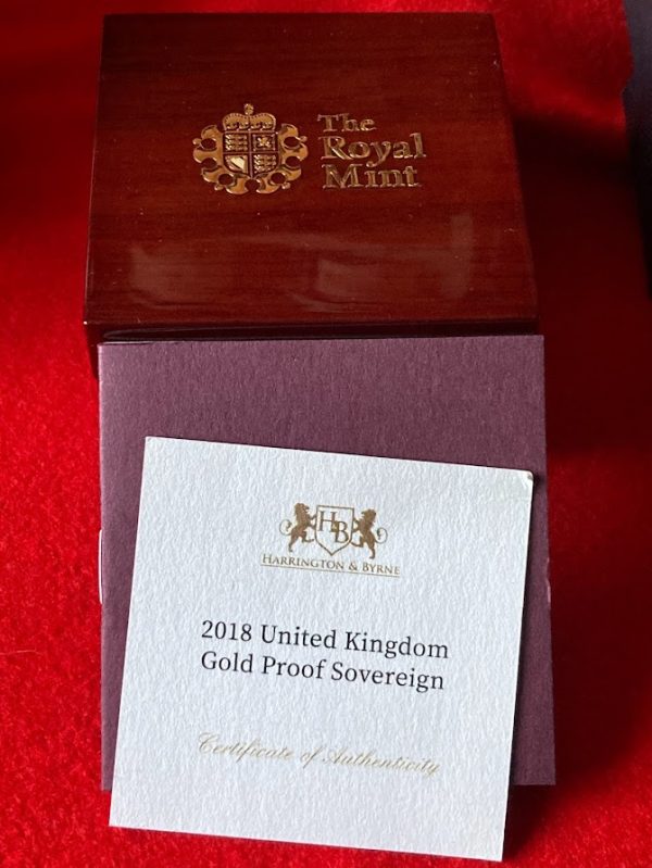 2018 Sapphire Coronation Gold Proof Sovereign
