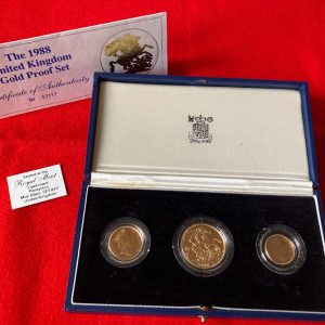 1988 Gold Sovereign Set