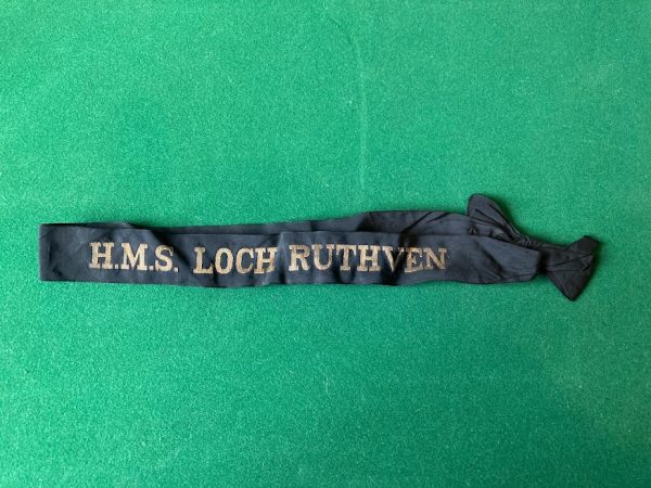 H.M.S. LOCH RUTHVEN Cap Tally
