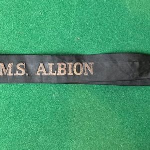 H.M.S. ALBION Cap Tally