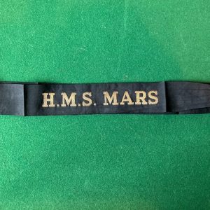 H.M.S. MARS Cap Tally