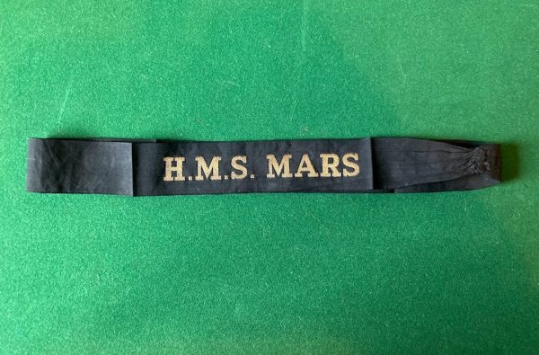 H.M.S. MARS Cap Tally