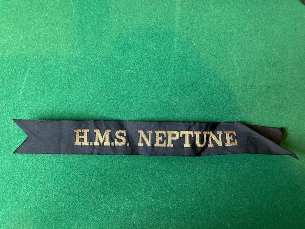 H.M.S. NEPTUNE Cap Tally