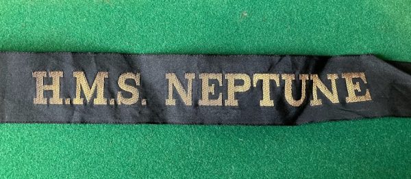 H.M.S. NEPTUNE Cap Tally