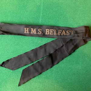 Cap Tally H.M.S. BELFAST