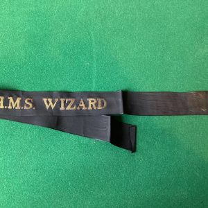 H.M.S. WIZARD Cap Tally