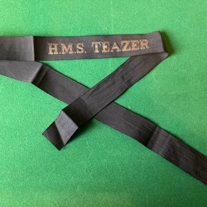 H.M.S. TEAZER Cap Tally