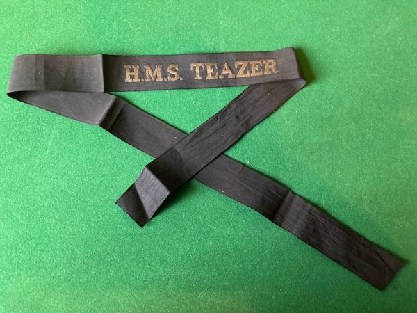 H.M.S. TEAZER Cap Tally