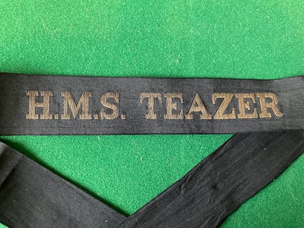 H.M.S. TEAZER Cap Tally