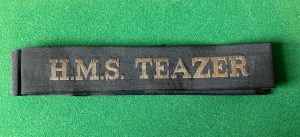 H.M.S. TEAZER Cap Tally