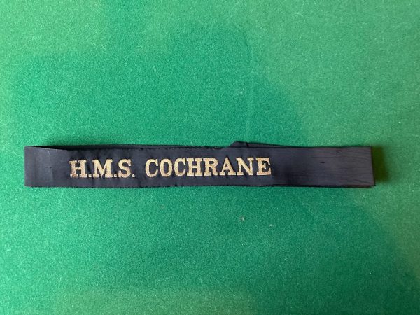 H.M.S. COCHRANE Cap Tally