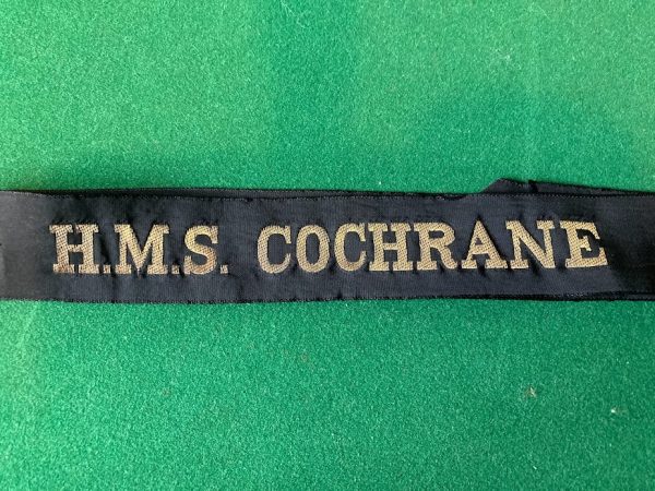 H.M.S. COCHRANE Cap Tally