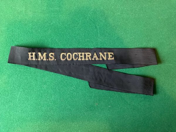 H.M.S. COCHRANE Cap Tally