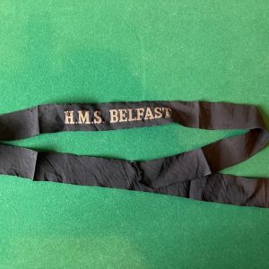 H.M.S. BELFAST Cap Tally