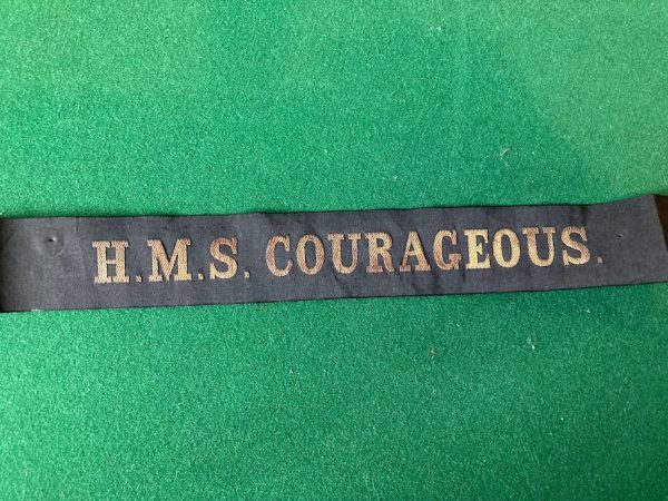H.M.S. COURAGEOUS Cap Tally