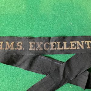 H.M.S. EXCELLENT Cap Tally