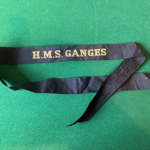 H.M.S. GANGES Cap Tally
