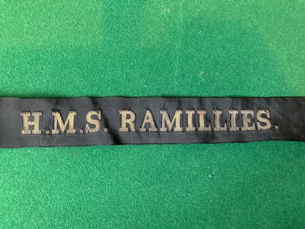 H.M.S. RAMILLIES Cap Tally