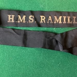 H.M.S. RAMILLIES Cap Tally