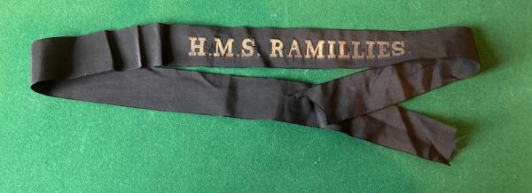 H.M.S. RAMILLIES Cap Tally