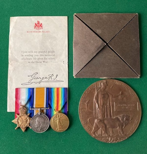 9th Royal Sussex Regiment casualty medal group