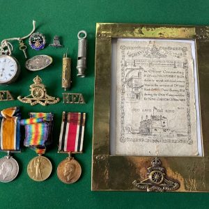 Hampshire Coastal Defence Great War medal group