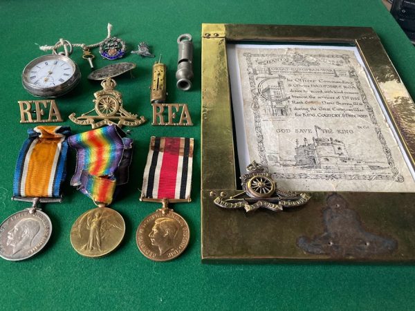 Hampshire Coastal Defence Great War medal group