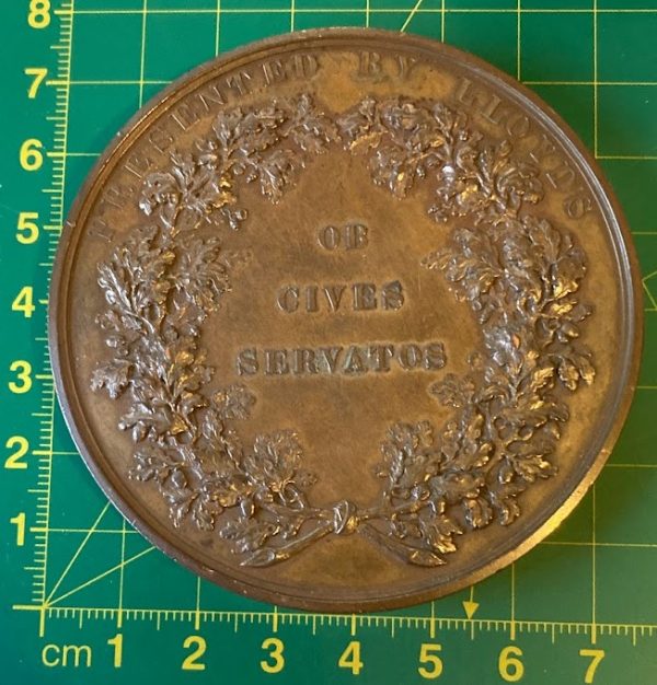 Lloyds Medal for Saving Life at Sea