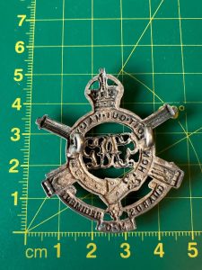 Guards Machine Gun Regiment Officers cap badge