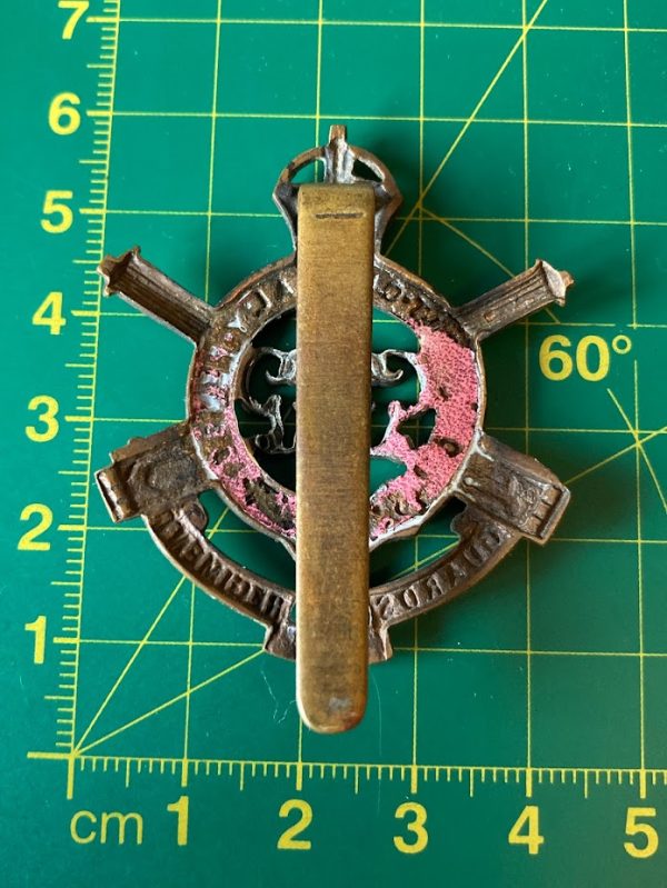 Guards Machine Gun Regiment cap badge