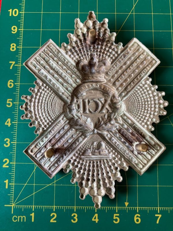 92nd Gordon Highlanders Cross Belt Badge