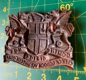 City of London Volunteer Corps cap badge