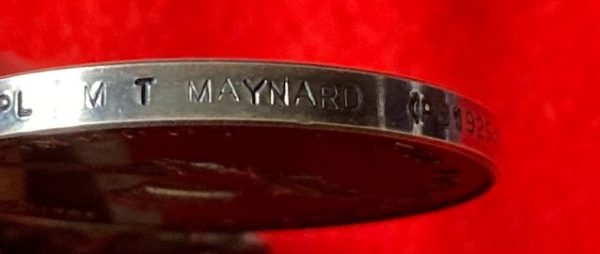 RAF LSGC medal to Maynard
