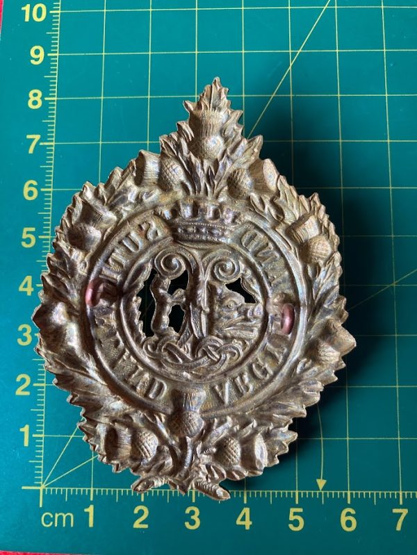 Argyll & Sutherland Highlanders 1916 Glengarry Badge